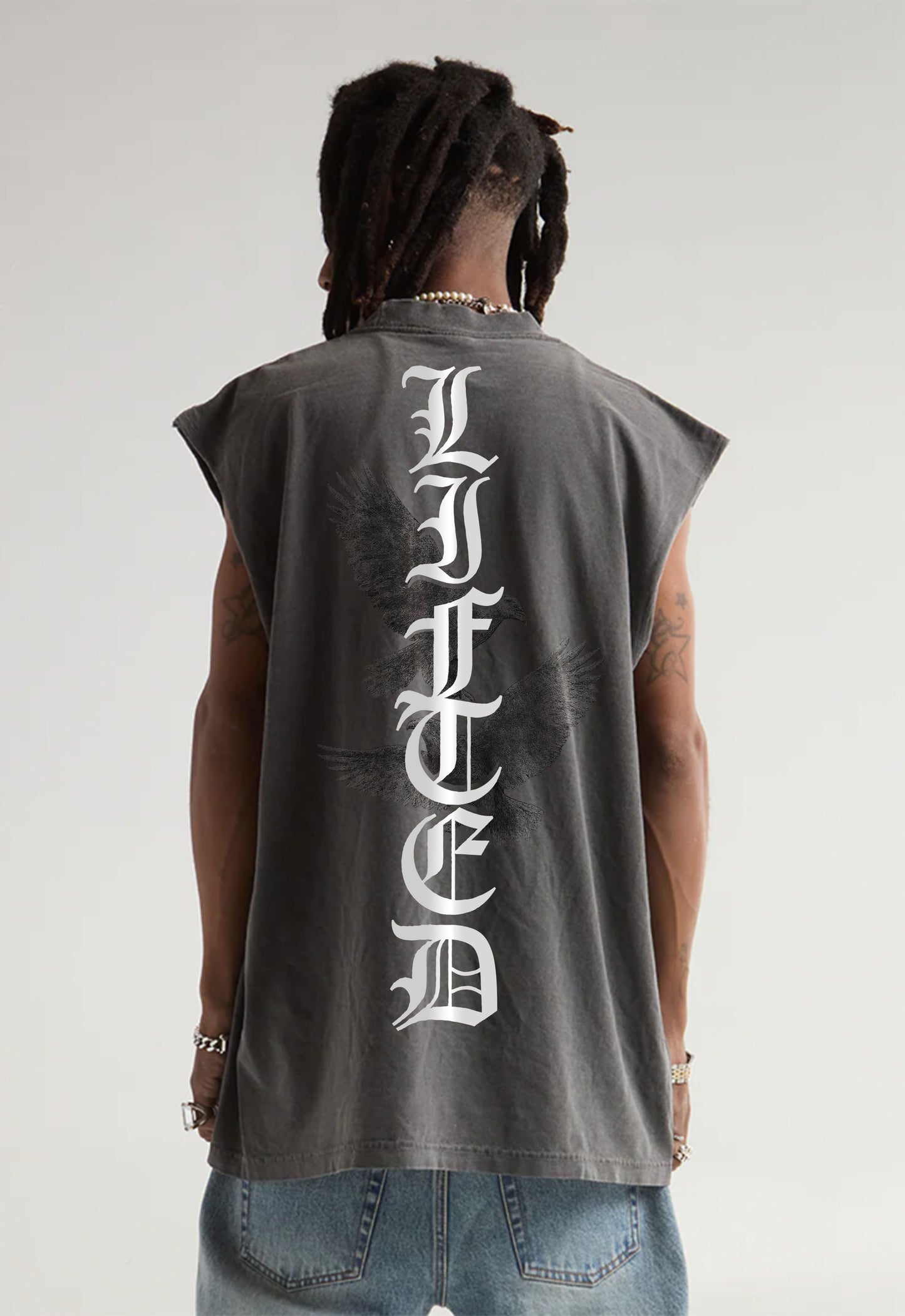 Lifted Sleeveless Muscle Tee