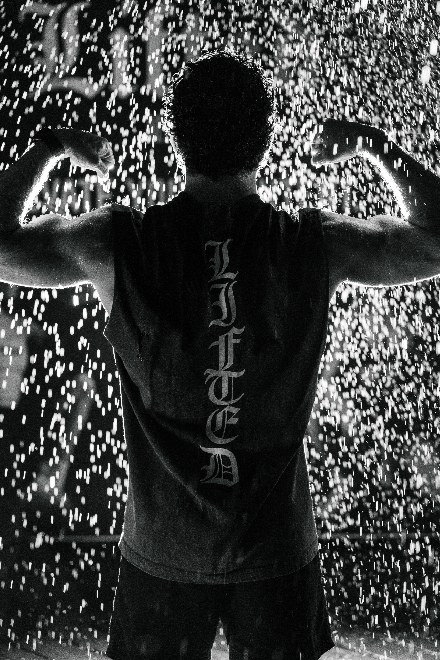 Lifted Sleeveless Muscle Tee